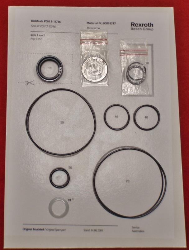 Rexroth PHG 31x/16 Seal Kit Garden City Plastics